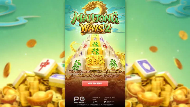 Mahjong Ways 2 slot by PG Soft – game screen